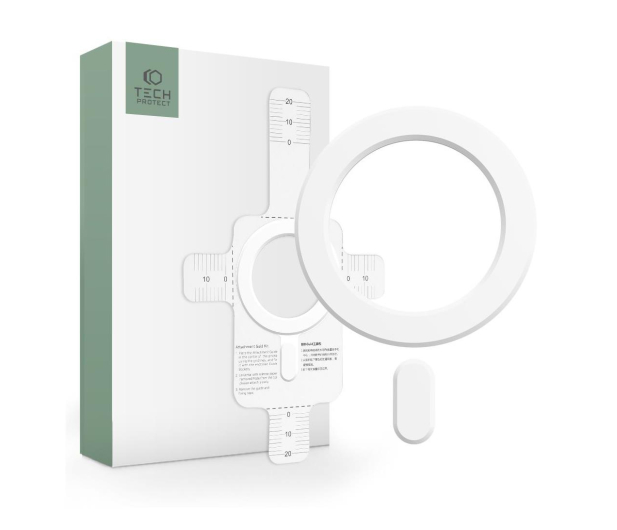 Tech-Protect Blaszka Magnetyczna Magmat Magsafe Magnetic Ring white - 1228054 - zdjęcie